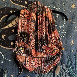 NWT Free People Heather Printed Halter Top in Bronze Combo Size L